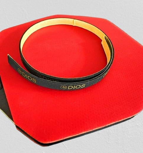 Dios Table Tennis Racquet Edge Tape, Black, 1.5mm Thick Sponge Material, Protective Strip for Ping Pong Paddle, Indoor & Outdoor Use, Durable Edge Guard for Training & Matches - image 2