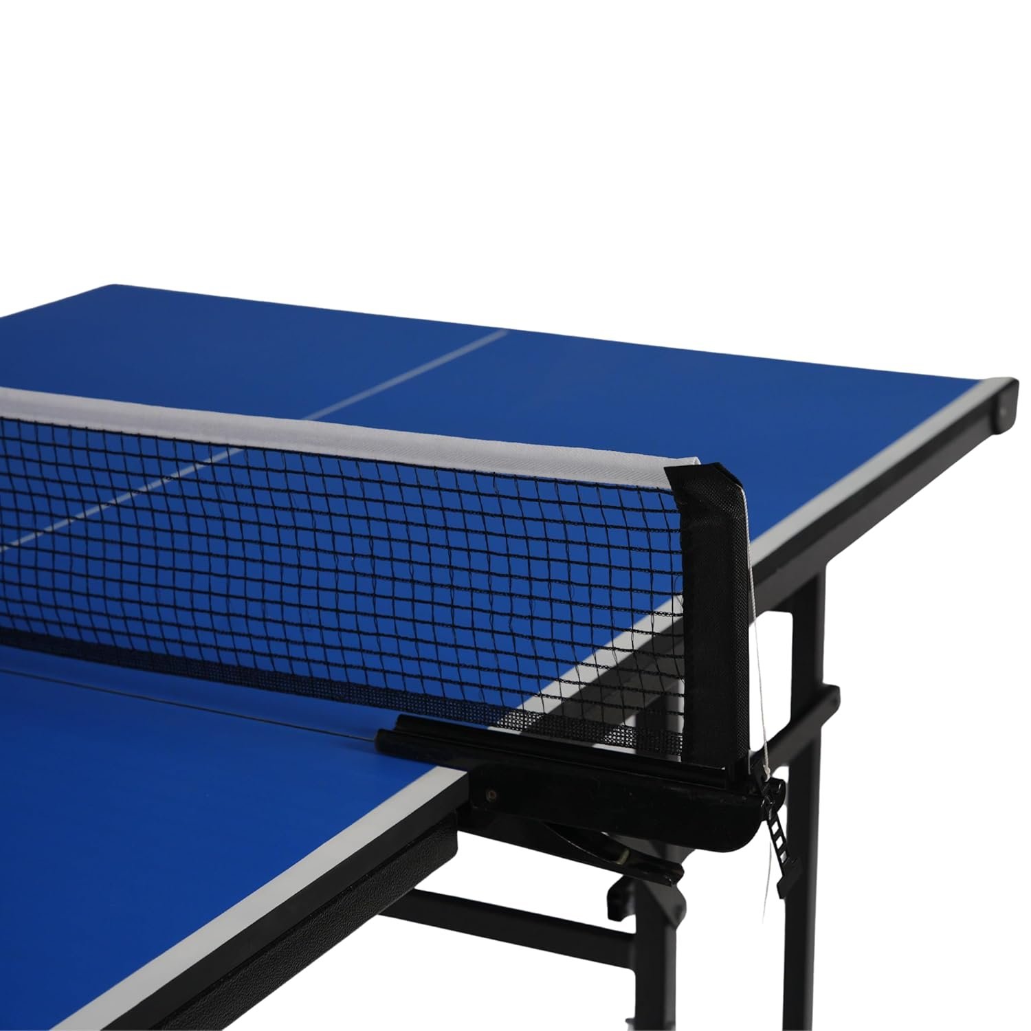Dios Mini Wood Table Tennis Table (6x3 ft) with Wheels | Laminated 15 mm Top | Foldable Indoor TT Table | Incl. 2 TT Rackets & Balls | For Home, Office, Club - image 2