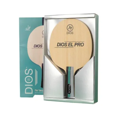DIOS EL PRO ALC Table Tennis Blade with Ayous Surface & Carbon Layers | High Speed, Control & Stability | 6.3mm Lightweight for Advanced Competitive Players - image 1