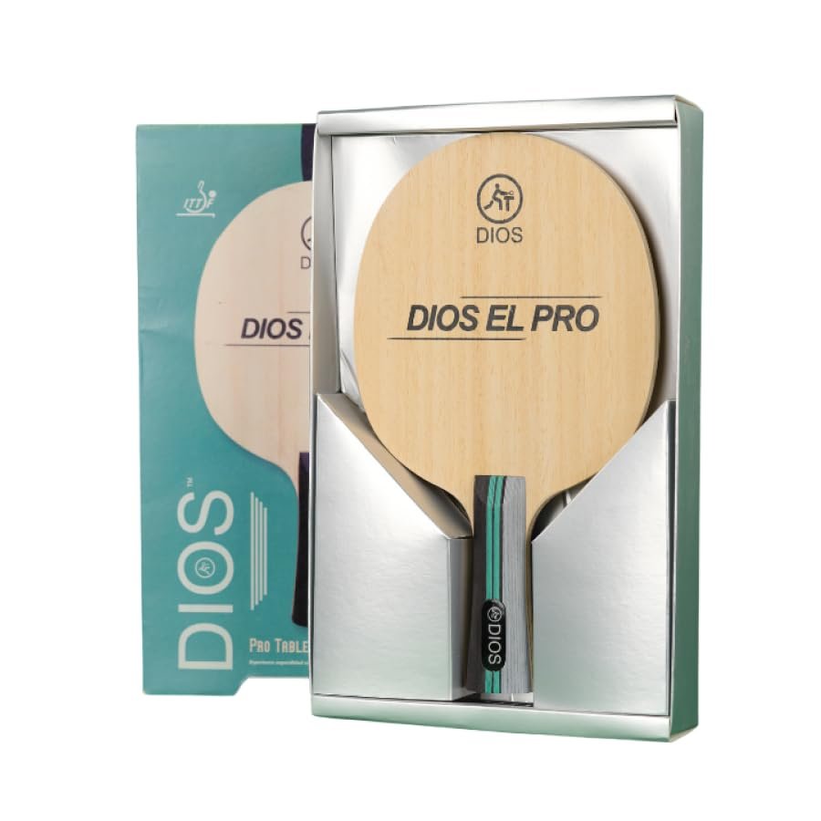 DIOS EL PRO ALC Table Tennis Blade with Ayous Surface & Carbon Layers | High Speed, Control & Stability | 6.3mm Lightweight for Advanced Competitive Players - image 1