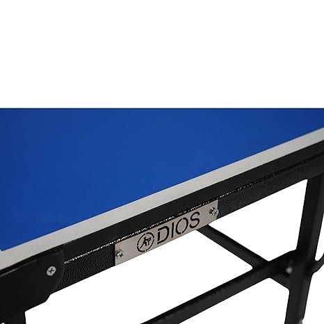 Dios Mini Wood Table Tennis Table (6x3 ft) with Wheels | Laminated 15 mm Top | Foldable Indoor TT Table | Incl. 2 TT Rackets & Balls | For Home, Office, Club - image 2