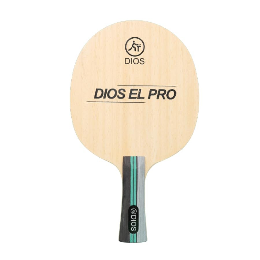 DIOS EL PRO ALC Table Tennis Blade with Ayous Surface & Carbon Layers | High Speed, Control & Stability | 6.3mm Lightweight for Advanced Competitive Players