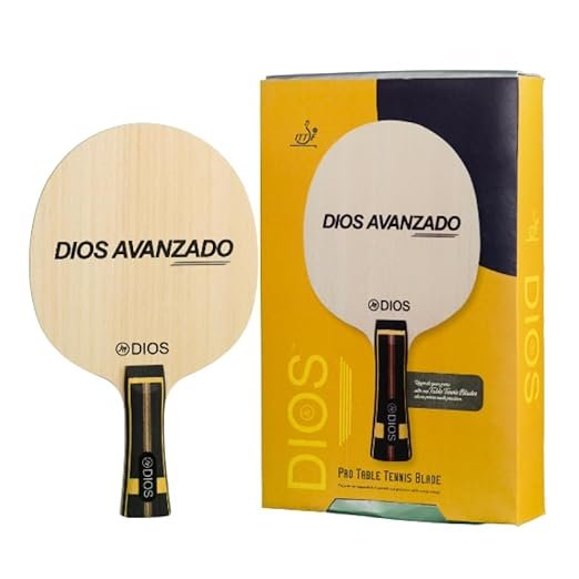 Dios AVANZADO Ebenholz ZLC Carbon Table Tennis Blade | High Speed, Stability & Control | 6.2mm Offensive Ping Pong Blade for Advanced Competitive Players